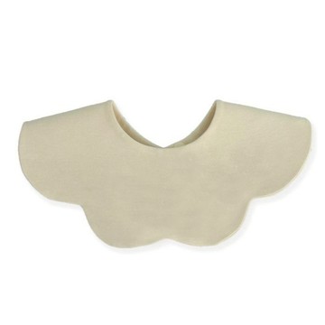 【安琪兒婦嬰百貨】棉嬰庫 MianYingKu 嬰兒純棉防水圍兜/新生兒圍兜口水巾/雲朵360圍兜(淺咖)