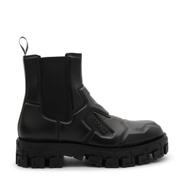 Versace - Black Leather Chelsea Boots