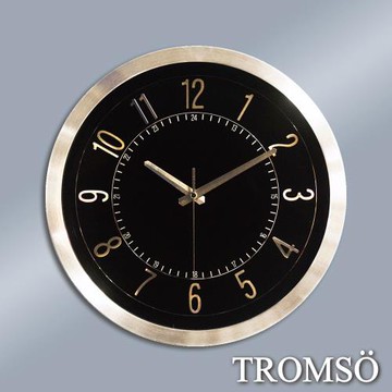 【TROMSO】風尚義大利金屬時鐘-光輝時代(34.5x34.5cm)