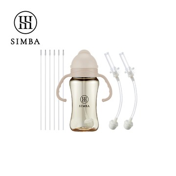 小獅王辛巴 蘊蜜鉑金PPSU防漏滑蓋學習水杯經典組