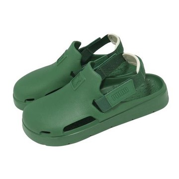 Puma 涼鞋 Shibui Mule 男鞋 綠 魔鬼氈 一體式 穆勒鞋 涼拖鞋 394883-08