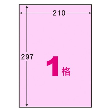 阿波羅A4自黏標籤(20入) 210*297mm