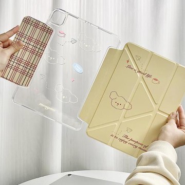 適用2025款iPadair7/6平板保護套第10/11代無筆槽3+y折Pro11磁吸搭扣10.9寸蘋果全包mini7亞克力5防彎保護殼