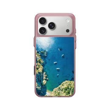 iPhone 17 Pro Max Clear (相機按鈕) 晶醺玫 - LOOK！多看我一眼 LOOK! Nature Seeks Attention - 大自然的傑作（蔚藍海岸）