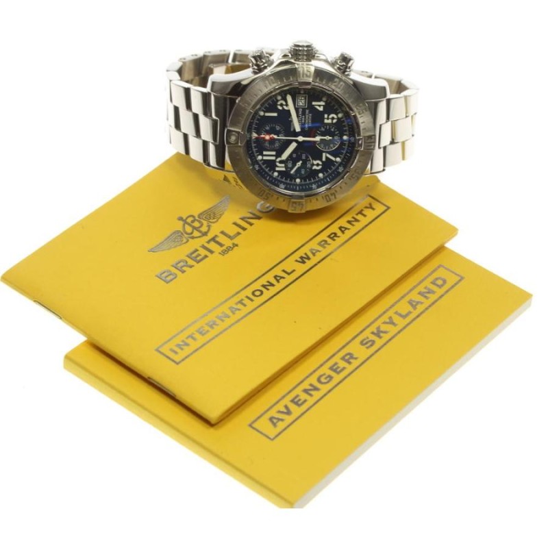 ☆良品☆保証書付【BREITLING】ブライトリング アベンジャー スカイ ...