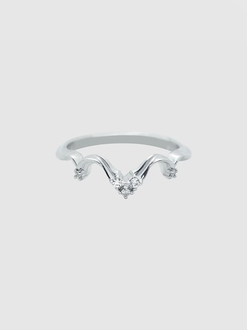 Wave Leaf Miss Ring (Cubic)