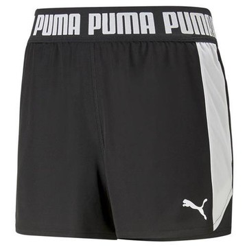 Puma 排汗短褲 女裝 3吋 黑【運動世界】52338351