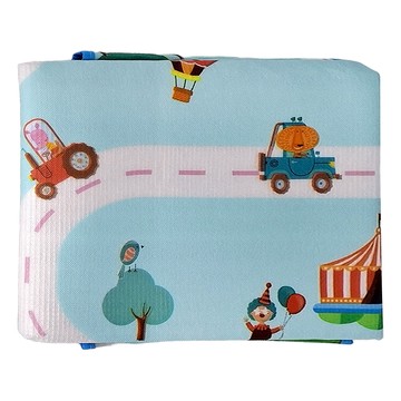 童趣野餐墊 EPE材質 戶外休閒、室內遊玩  120 x 180cm  淺藍色