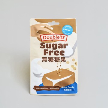 【澳洲DoubleD】無糖糖果35g 焦糖奶油*5包