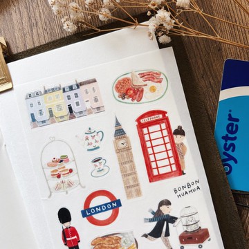 旅人溫度(倫敦篇) /手帳貼紙