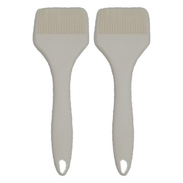 日本SP SAUCE 寬面調味油矽膠刷 耐熱230度C 耐冷-40度C 重量約64公克  白色  21 x 7 x 1.1cm  2個