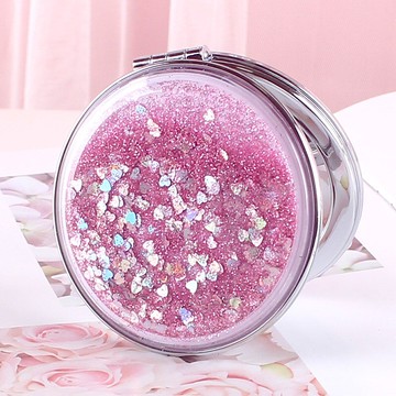 兒童宿舍攜帶小鏡子女隨身小號上班防摔學生耐用臺面鏡便攜可