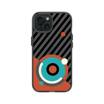iPhone 15 Clear 酷墨灰 - NASA - Helix Nebula - Bauhaus Style