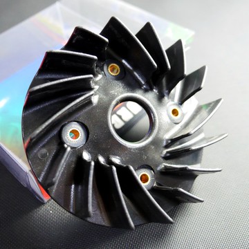 皮斯摩特 仕輪 風扇 強化材質 競技風扇 輕量化 風扇 戰將 FIGHTER JET POWER 黑色