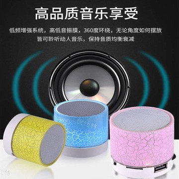 藍芽音響 無線藍芽音箱小型家用迷你便攜多媒體音響超重低音戶外插卡usb通 免運