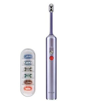 GPLUSGP霸扣 快扣刷毛音波電動牙刷/ET-A005S/星輝紫/支