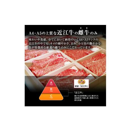 ふるさと納税 滋賀県 豊郷町 近江牛A5ランク焼き肉用カルビ・モモ700g