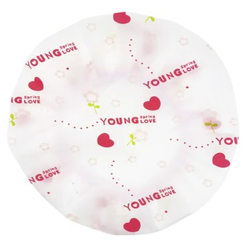 伴佳家 花心可愛浴帽-粉紅 1入、防水防潮、鬆緊帶設計 沐浴好心情