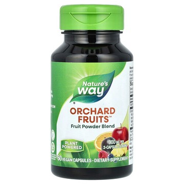 Nature's Way, Orchard Fruits，水果粉混合物，60 粒素食膠囊