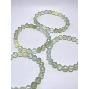 【Rich手作】限量 高品 彩虹 葡萄石 水晶 手鍊 手串 手珠 圓珠 現貨在台 綠色水晶 綠葡萄石 黃葡萄石 藍葡萄石