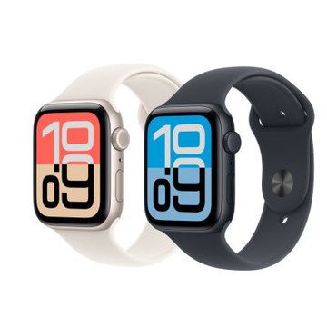 Apple Watch  SE 3 GPS 44mm 鋁金屬錶殼+運動錶帶 - S/M