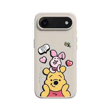 iPhone Air SolidX 貝殼灰 - 迪士尼-小熊維尼 Disney Winnie The Pooh - 維尼、小豬和蜜蜂