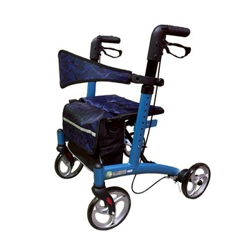 【海夫健康生活館】富士康機械式助行器 (未滅菌) FZK 四輪助步車 助行車 藍色(FZK-3103)