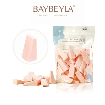 BAYBEYLA 貝貝拉 梯形粉撲塊30入【隔日到貨】粉撲 氣墊粉撲 粉撲 化妝海綿 梯形海綿 化妝棉 美妝蛋
