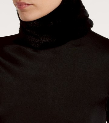 The New Arrivals Ilkyaz Ozel Priscilla faux fur-trimmed silk-blend gown