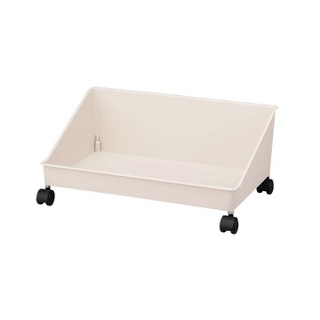 【日本天馬】FitsWORK 桌下型滑輪移動式辦公包包置物盒