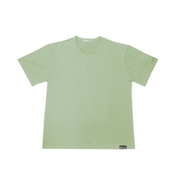 男絲滑透氣冰沁棉T-豆綠XL