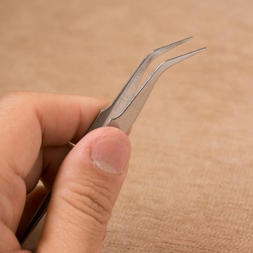 糖心~ 黏土工具 3件套 1.5mm 不銹鋼鑷子 (彎嘴+直嘴+圓頭) 紙雕 黏土 手工藝工具