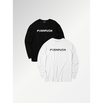 《🇻🇳VN SELECT 》【PUSH PUSH】SOFT LONG SLEEVE TEE 寬鬆薄長袖TEE 黑/白