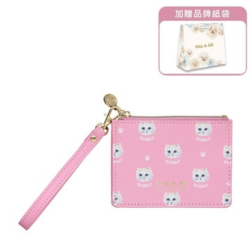【PAUL & JOE】日法精品聯名 獻給青春美好的你👩 票卡夾（小白喵）｜禮盒包裝『LINE禮物獨家組合』