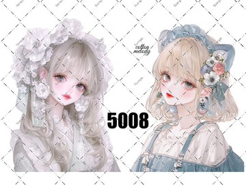 original sticker no.5008 人物貼紙 原創貼紙 原創人物貼紙 裝飾貼紙 cotton melody