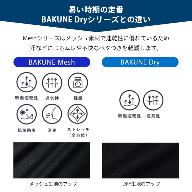 TENTIAL テンシャル リカバリーウェア BAKUNE Mesh バクネ メッシュ