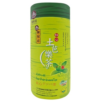 陳稼莊 紅心土芭樂茶 100%天然水果茶 60包  5g  1罐