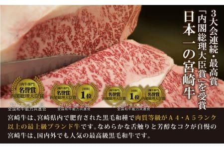 宮崎牛A4赤身スライス300ｇ(150g×2パック)（36-216）