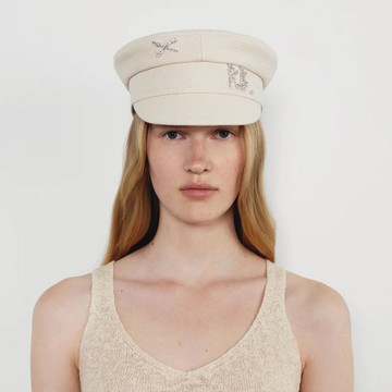 Ruslan Baginskiy RB水鑽字棉布軍帽 - XS