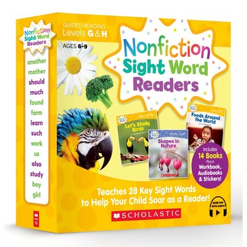 Nonfiction Sight Word Readers G&H (盒組14本小書+Storyplus) / Scholastic出版社旗艦店