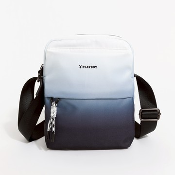 PLAYBOY - 直立斜背包  Gradient系列 - 藍色