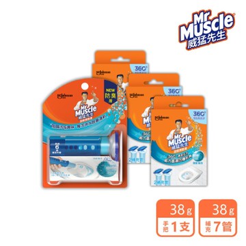 威猛先生 潔廁清香凍 1手把+7管凍 (5款任選)