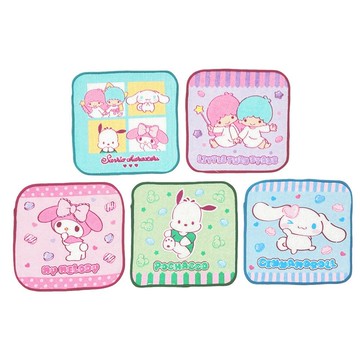 日本丸真 三麗鷗 純棉洗臉巾三入組 淘氣邱比特