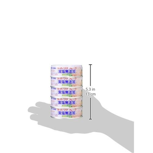 いなば 国産ライトツナ食塩無添加 70g×5缶