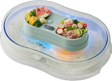 Toffy K-NS3  LED燈 流水麵機 流水素麵機 電池式 2段速度 發光 涼麵 沾麵  夏日親子同樂 日本必買代購