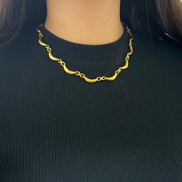 •Duchess• Napier微笑波浪金屬項鍊