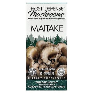 Host Defense, Mushrooms™，舞茸，60 粒膠囊