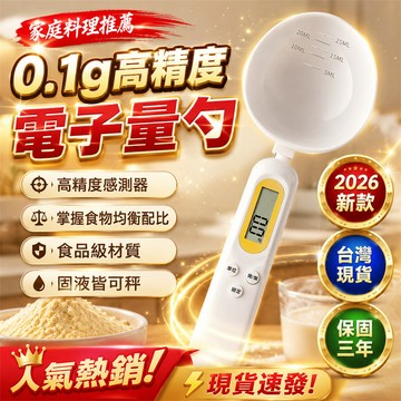 2026新款🔥電子稱量勺 廚房秤勺 秤重湯匙 廚房量勺 迷你電子秤 食品量勺 高準度湯匙秤 家用量勺 手持勺子秤 湯匙秤