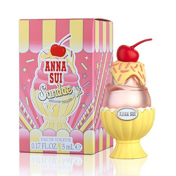 Anna Sui Sundae Mellow Yellow 果漾聖代淡香水-樂夏百香 迷你瓶