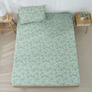 Hong Yew Bedding 鴻宇寢飾 100%精梳純棉 床包枕套2件組 台灣製 C20152  單人  菲歐娜
